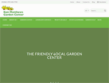 Tablet Screenshot of kenmatthewsgardencenter.com